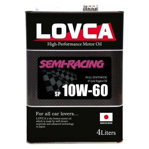 Amazon | LOVCA SEMI-RACING 10W-60 4L SP エンジンオイル □LSR1060-4